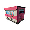 Ящик для хранения игрушек и вещей автобус розовый ice cream HMD 216-10228678