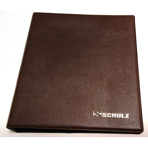 Альбом для монет та банкнот набірний Schulz 225 х 265 х 30 мм Коричневий (hub_3ied9o)