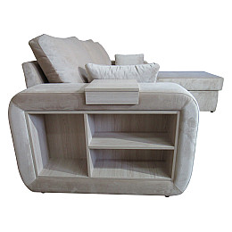 Диван кутовий Конрад МАКСІ МЕБЛІ Димчасто-білий (10362)