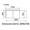 Детский диван Корсар Дельфин МАКСИ МЕБЕЛЬ Королевский синий (10364)