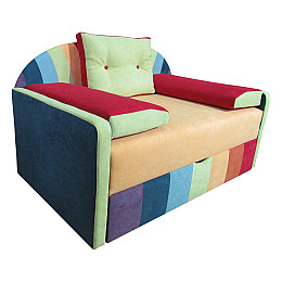 Детский диван Радуга МАКСИ МЕБЕЛЬ Разноцветный (основа-золотистый) (10409)