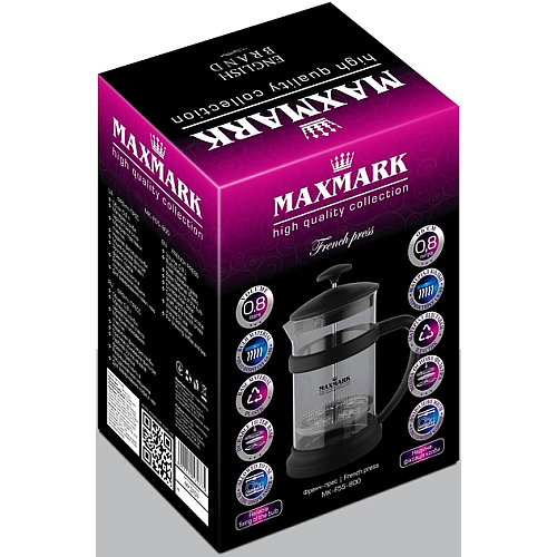 Заварник френч-пресс Maxmark MK-F55-800 (0,8л)