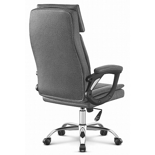 Офісне крісло Hell's HC-1023 Gray тканина