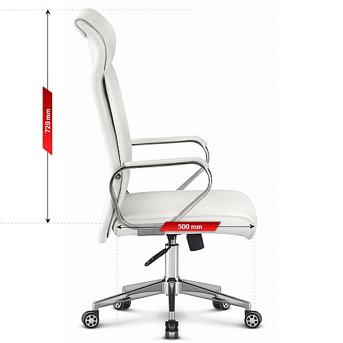 Офісне крісло Hell's HC-1024 White