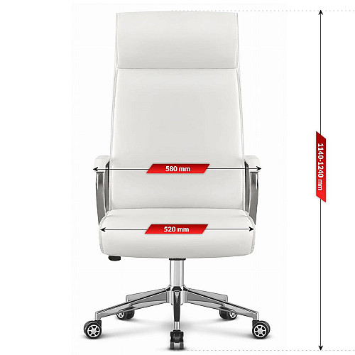 Офісне крісло Hell's HC-1024 White