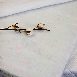 Топпер Delight Фелтекс Кокос 80х190 см Белый