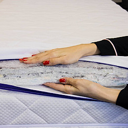 Топпер Delight Фелтекс 130х190 см Белый