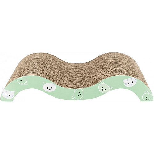 Когтеточка Trixie Mimi Wave 50х29х9 см бирюзовая