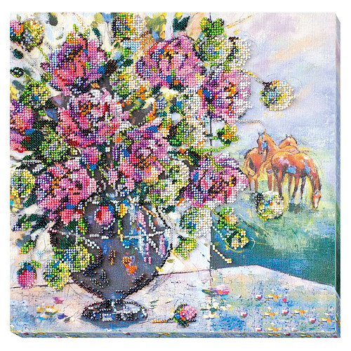 Набор для вышивки бисером "Ранее утро" Abris Art AB-618 30х30 см