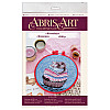 Набір для вишивання хрестиком "Кошеня" Abris Art AHM-008 із п'яльцями