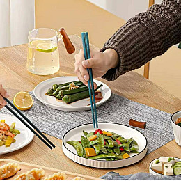 Набор из 5 пар многоразовых антискользящих суши палочек Urbankit разноцветные