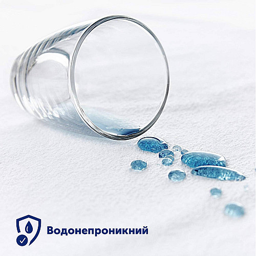Непромокаемый наматрасник с бортом Delight Аква-Стоп 120x190 см Белый