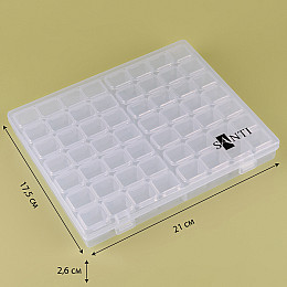 Контейнер Santi для дрібного декору на 56 комірок (743040)