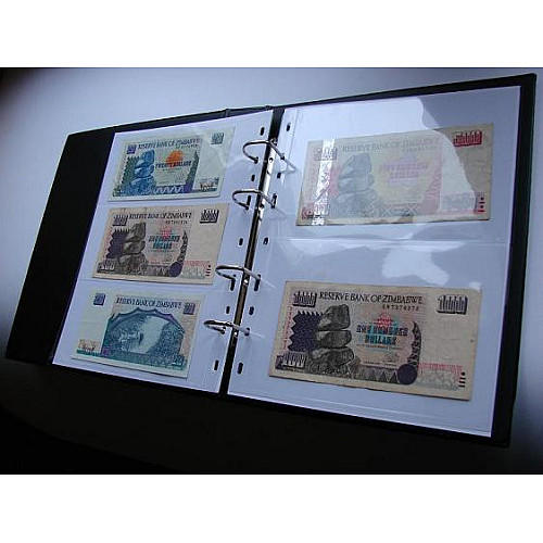 Альбом для банкнот Collection 270х230 мм Синій (hub_3rdvyl)