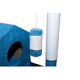 Кігтеточка дряпка котяча Хатка Фанкот Люкс NUW ХБ Висота 110 см (ХБ137)