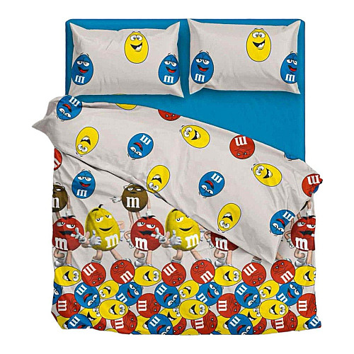 Комплект постільної білизни OldBro friends M&M Arabeska 240×220 см (2110954845)