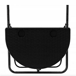 Підвісний столик Chomik GARDEN LINE MONO балконний чорний