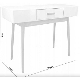 Столик туалетный / письменный Chomik SCANDINAVIA с ящиком