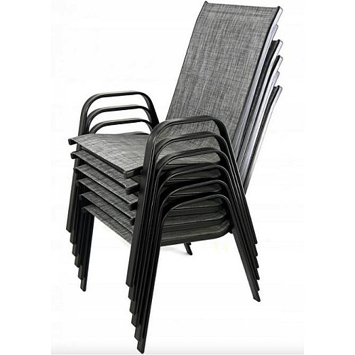 Комплект садових стільців Chomik GARDEN LINE CORTINA сірий