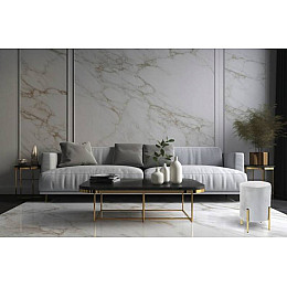 Пуф Chomik TUCCI велюровый на ножках белый