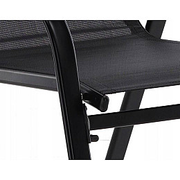 Комплект садових стільців Chomik GARDEN LINE CORTINA чорний