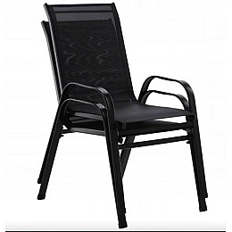 Комплект садових стільців Chomik GARDEN LINE CORTINA чорний