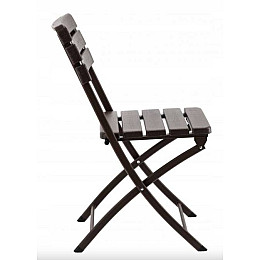 Стілець садовий Chomik MANGO складаний коричневий