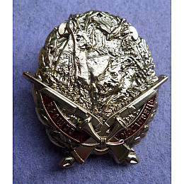 Нагрудный знак Collection Лучший охотник 45 мм Золотистый (hub_bltjcl)