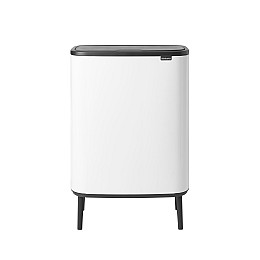 Бак для мусора Brabantia Bo Touch Bin Hi 30+30 л Белый (130601)