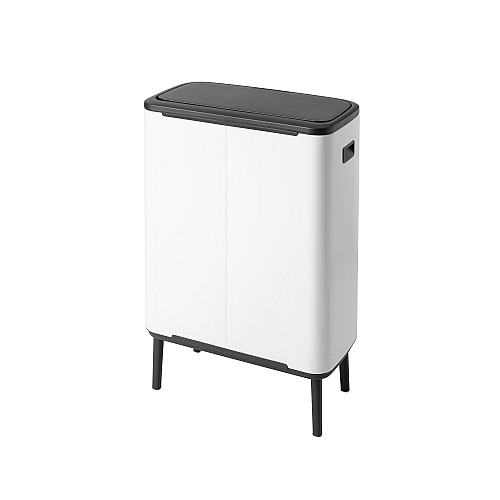 Бак для мусора Brabantia Bo Touch Bin Hi 30+30 л Белый (130601)