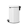 Бак для мусора Brabantia NewIcon Pedal Bin 12 л Белый (111969)