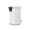 Бак для мусора Brabantia NewIcon Pedal Bin 12 л Белый (111969)