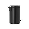 Бак для сміття Brabantia NewIcon Pedal Bin 12 л Чорний (113741)