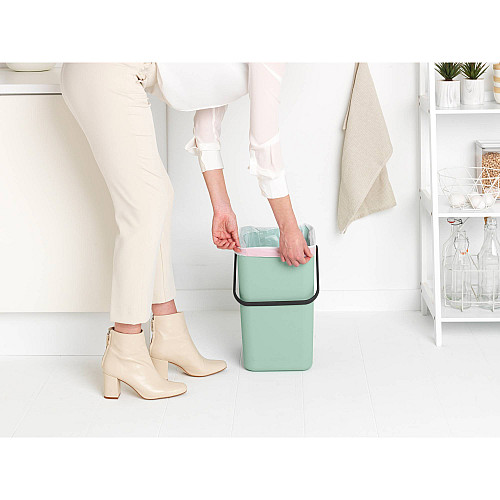 Ведро для мусора Brabantia Sort&Go 25 л Mint (212765)