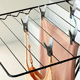 Набор прищепок для белья Brabantia Drying accessories 8 шт Черный (149405)