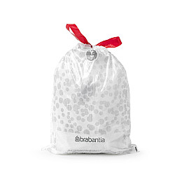 Набір пакетів для сміття Brabantia 20 л Y 40 шт Білий