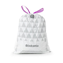 Набор мусорных пакетов Brabantia 10-12 л C 40 шт Белый