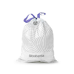 Набір пакетів для сміття Brabantia 15/20 л D 20 шт Білий