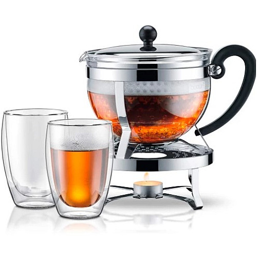 Заварочный чайник Bodum Chambord 1000 мл Хром (1922-16-6)