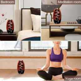 Керамічна підставка для пахощів з 120 конусами + 30 ароматичних паличок Backflow червоний