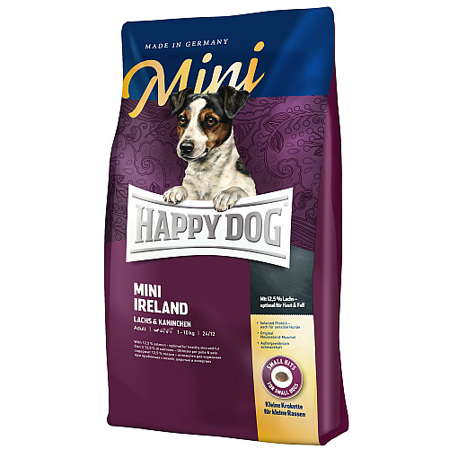 Сухой корм Happy Dog Supreme Mini Irland для собак мелких пород с лососем и кроликом 10 кг