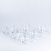 Чайный сервиз на 6 персон стеклянный TS Kitchen Clear прозрачный (HP572)