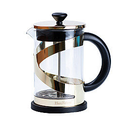 Френч-пресс стеклянный чайник TS Kitchen Haus Roland 800 мл с фильтром золото (HP33540PGL)