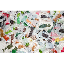 Алмазна мозаїка Сніговий ліс DM-376 60 х 48см Повна зашивка