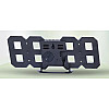 Настільний електронний LED годинник з будильником VST 6802 Чорний