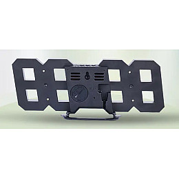 Настольные электронные LED часы с будильником VST 6802 Черные