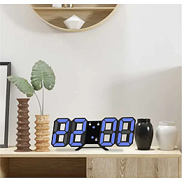 Настольные электронные LED часы с будильником VST 6802 Черные