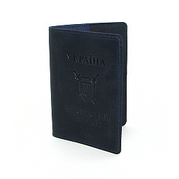 Шкіряна обкладинка на військовий квиток DNK Leather -Military-doc-H-col.K