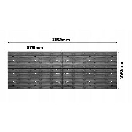 Панель для інструментів Kistenberg 58,0*78,0 см + 22 контейнери