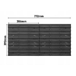 Панель для інструментів 78*39 см + 40 тримачів Kistenberg